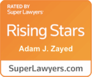 Rated by Super Lawyers - Rising Stars Adam Zayed