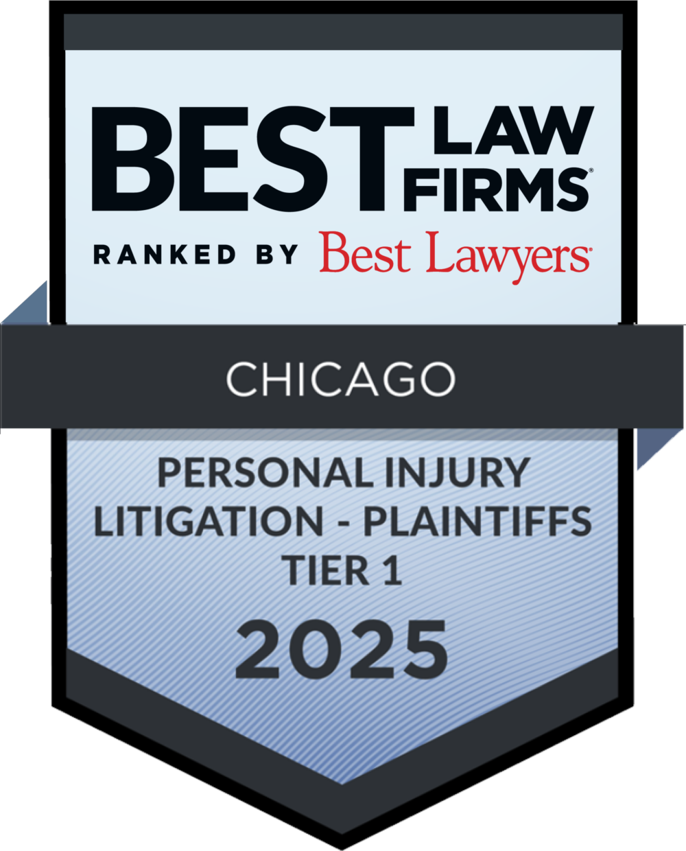 Zayed Law Offices is recognized as one of the Best Personal Injury Firms in Chicagoland by Best Lawyers